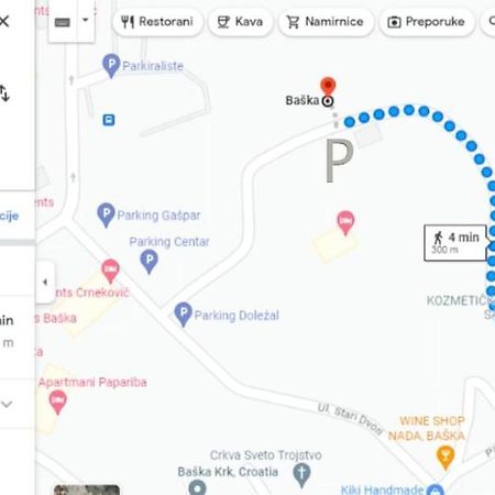 Apartment Caramella Башка Экстерьер фото